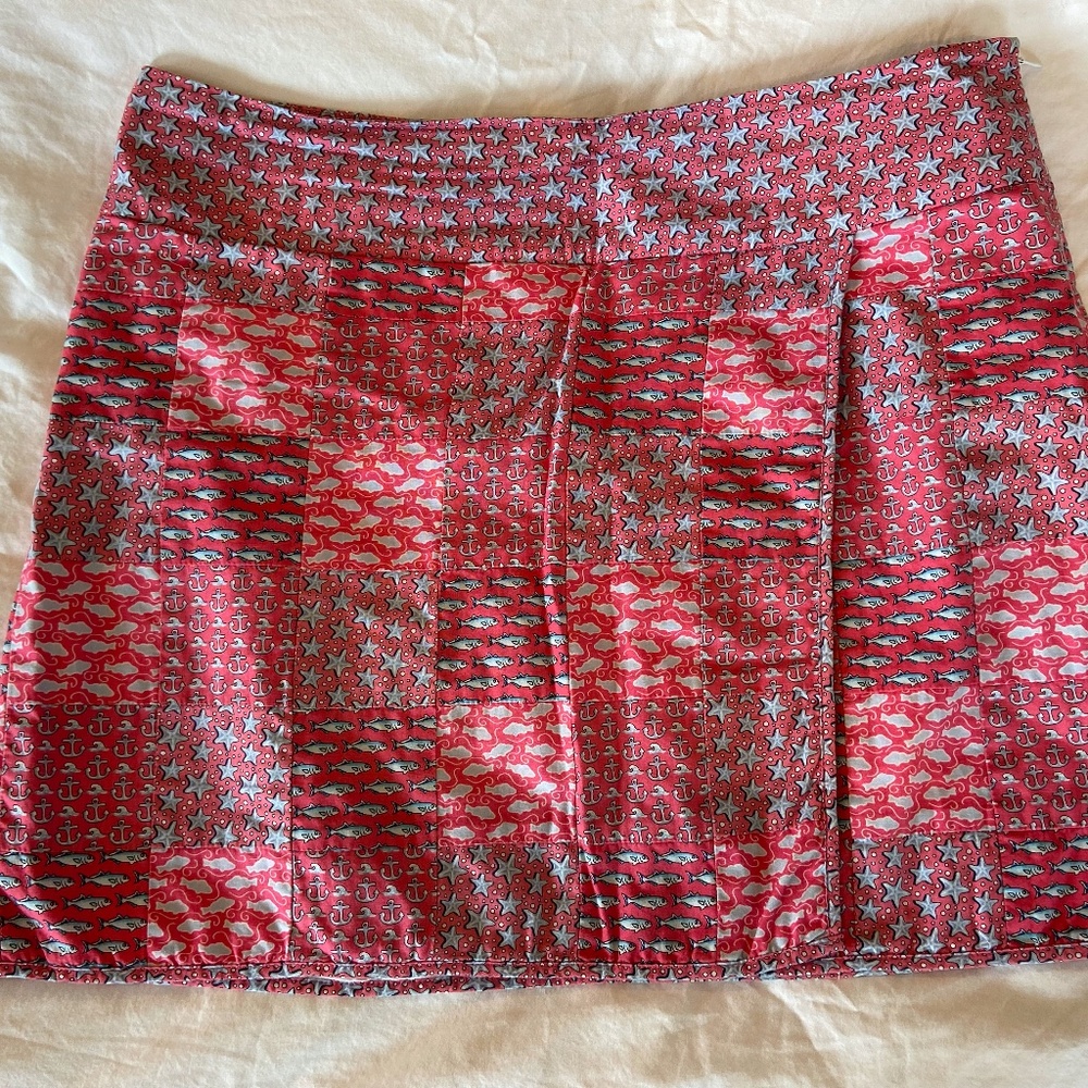 Vineyard Vines patchwork mini skirt